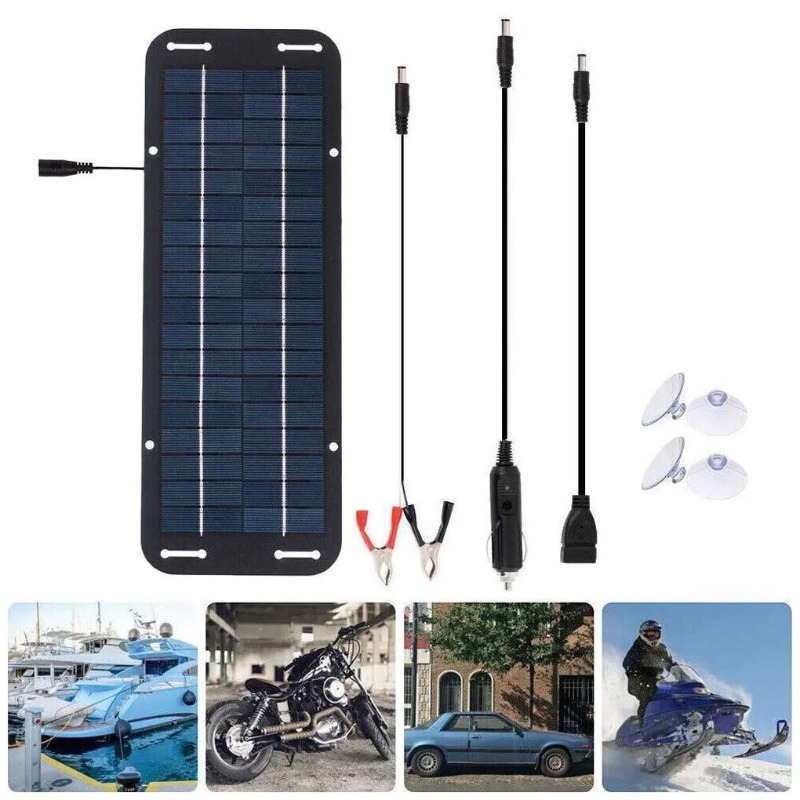 6W 5V Flexible Solar Panel Cha - огляд і ціна Solar Emergency Charger